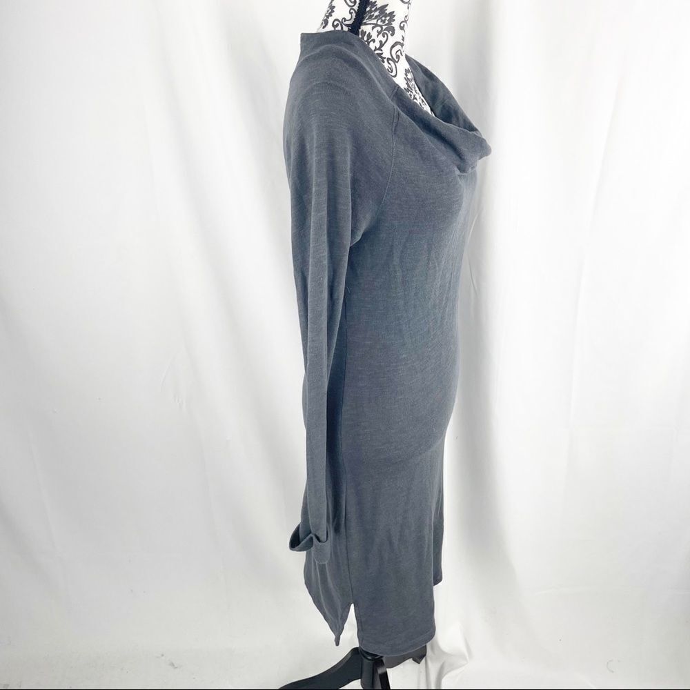 James Perse Cowl Funnel Neck Sweater Dress - Picture 5 of 10